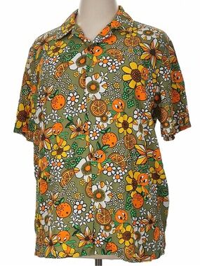 Disney 50th Anniversary Vault Collection Orange Bird Button-Down Shirt